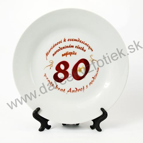 Keramický tanier biely 200mm