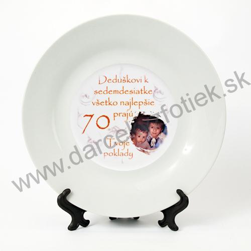 Keramický tanier biely 270mm